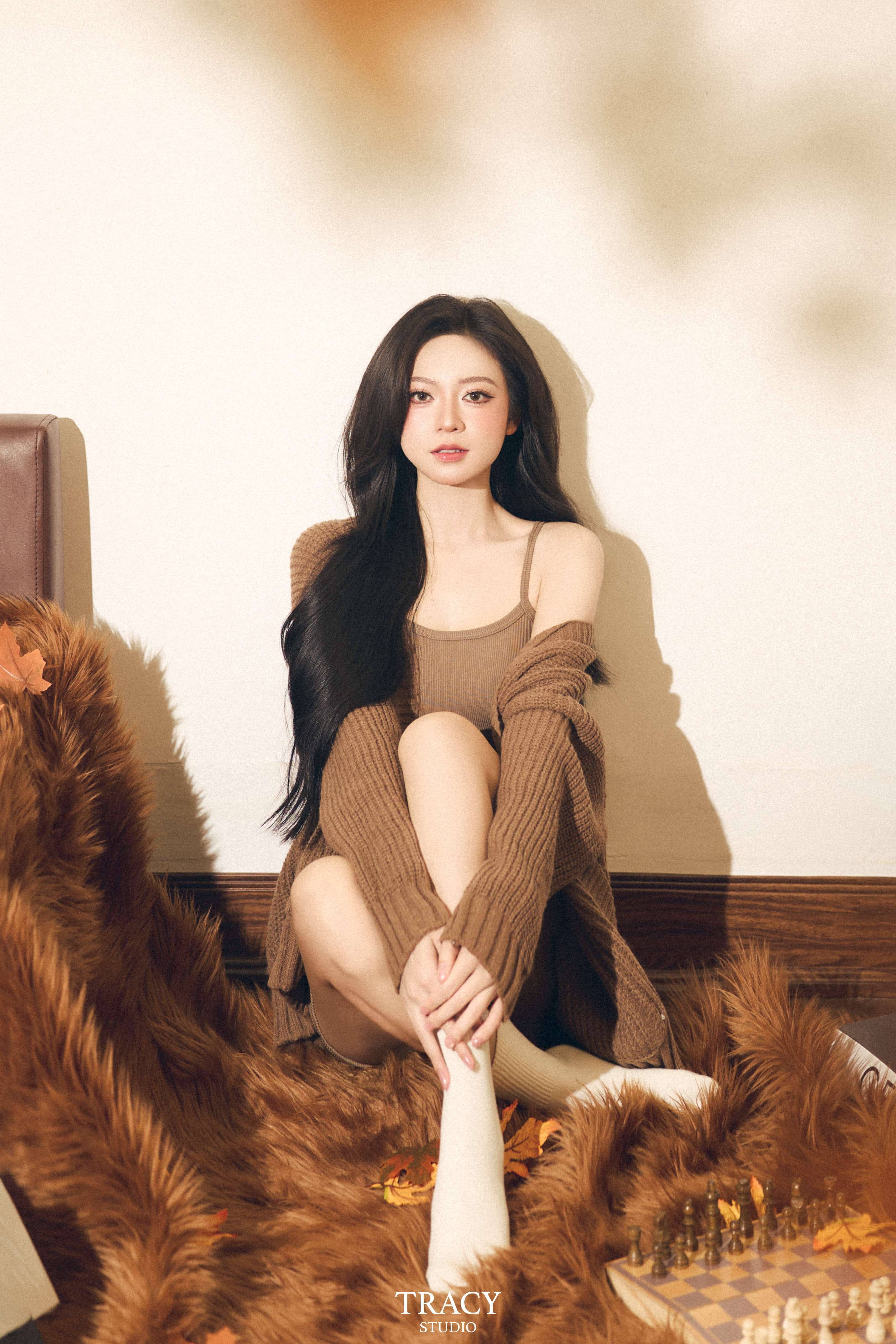 tracy studio chụp concept nàng thơ mùa thu